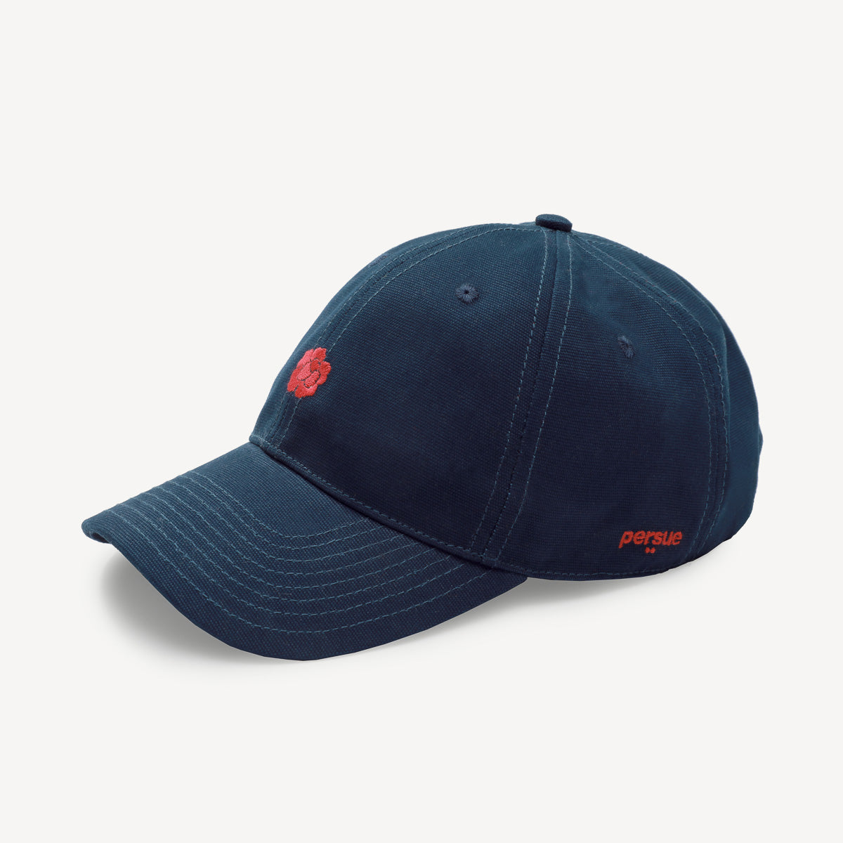 PERSUE 6-PANEL CAP - PEONY EMBROIDERED